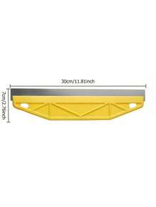 Professional 12-Inch Paint Guard Made Of Metal & Plastic For Paint Protection, Ergonomic Handle & Precision Edge Design - Heavy-Duty Wall Painting Tool For Trim Work, Wallpaper Trimming & Edge Finishing,Durable Edging Tool - multicolor - View 3