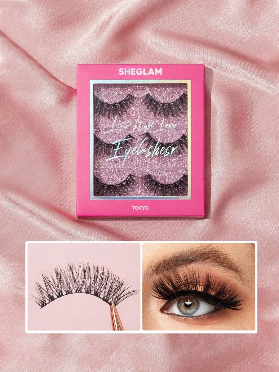 SHEGLAM Late Night Lover 濃密假睫毛-Tokyo 品牌美妝化妝品 適合女士與女孩