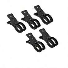 5/10pcs 3.5 Inch Heavy Duty Clear Plastic Spring Clips, Multipurpose Balloon Arch Clamps For Background Fixing, Sturdy Crafted Clips Suitable For Birthday Party Decor, Woodworking Projects And Photography Studio, Essential Tool Kit For Hobbyists - Multicolor - View 17