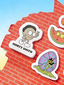 Rick and Morty X Joivida 便利貼、記事本、可愛記事本、備忘錄書寫頁標記，創意辦公與學習用品禮物 - 均碼 - 查看 6