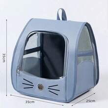 Tas ransel pembawa hewan peliharaan dengan berat 5,5 kg ke bawah, terbuat dari kain Oxford dengan jendela berventilasi, cocok untuk anjing dan kucing kecil, dapat dikenakan sebagai ransel, tas bahu, atau tas jinjing, tas hewan peliharaan portabel berkapasitas besar untuk aktivitas luar ruangan. - MultiWarna - View 22