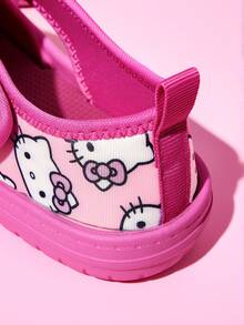 HELLO KITTY AND FRIENDS | SHEIN 一雙兒童包頭涼鞋，防撞趾頭設計，防滑耐磨透氣沙灘涼鞋 - 粉色 - 查看 10