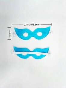 2Pcs/Set Face Cold Compress Ice Pack Eye Mask Face Mask, Gel Mask, Reusable Gel Mask, Cold/Hot Compress Mask For Daily Use, Gel Ice Pack Eye Mask, Relaxing Ice Compress Eye/Facial Mask - blue - View 10