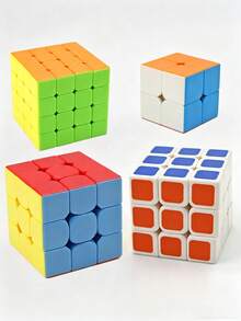 MINKOJA 1 Piece 3x3 Magic Cube, Children's Educational Toy, Entry-Level For Competition, Beginners, Kids And Students Gift - Multicolor - View 5
