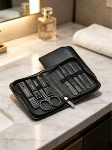 6Pcs Nail Clipper Set With Zipper Storage Bag, Stainless Steel Manicure Kit, Full Tools For Press On Nails - Multicolor - View 7
