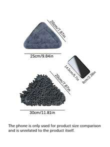 Telescopic Splicable Triangle Flat Mop, All-In-One Wall Cleaner For Ceiling Wall Tile Household Cleaning. - one size fits all - View 4