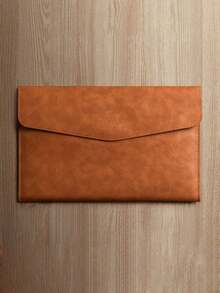 1PC Minimalist A4 Leather Document Organizer Bag, Office Storage File A4 Miscellaneous Items Business Document Bag, Portable Document Bag (Artificial Leather) - multicolor - View 14