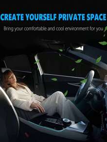 1/3pcs Car Sun Visor: This Reflective Sun Visor Provides Optimal Protection For Your Vehicle Interior Highly Efficient Light Refracting Function To Quickly Cool The Interior And Prevent Interior Aging.Car Radiator Protection Net - Multicolor - View 8