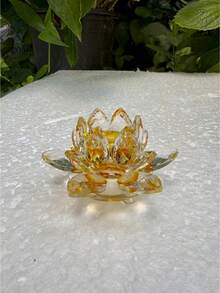 蓮花造型桌上裝飾品，適合居家裝飾、家居飾品、臥室使用 - 荷花 - 查看 16