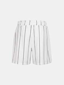 SUMWON Striped Woven Boxer Shorts 3-Pack With Elastic Waistband And Button Fly For Everyday Loungewear And Summer Comfort - Multicolor - View 3