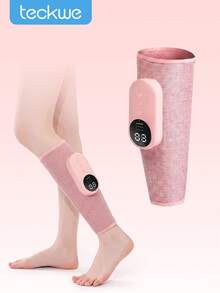 Teckwe Cordless Leg Massager For Circulation, Rechargeable Calf Air Compression Massager With Heat, 3 Modes Vibration Leg Massage Wrap For Muscle Relief, Gifts For Women Men - Multicolor - View 1