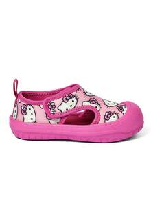 HELLO KITTY AND FRIENDS | SHEIN 一雙兒童包頭涼鞋，防撞趾頭設計，防滑耐磨透氣沙灘涼鞋 - 粉色 - 查看 7
