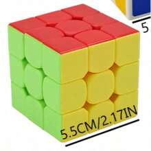 MINKOJA 1 Piece 3x3 Magic Cube, Children's Educational Toy, Entry-Level For Competition, Beginners, Kids And Students Gift - Multicolor - View 6