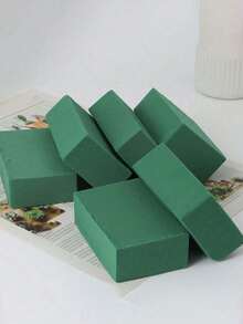 4/8/20pcs, Dry & Wet Floral Foam Bricks, Green Polystyrene Foam Blocks, Suitable For Flower Arranging, Plant Decor And Craft Making, Spring Flower Arranging And Crafting. Applicable For Flower Shop Flower Arranging - Upgrade large - View 6