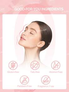 SHEGLAM Birthday Skin Primer Invisible Pore Color-Correcting Primer Hydrating Moisturizing Rose Essential Oil Lightweight Pink Face Primer - Pink - View 5