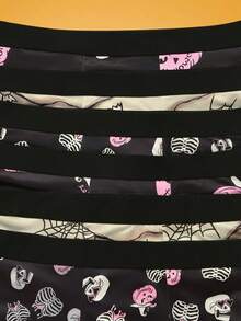 SHEIN 6pcs Men's All-Over Print Casual Everyday Boxer Briefs - Multicolor - View 3