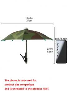 1pc Phone Umbrella For Sun, Mini Umbrella For Phone, Sun Shade Umbrella For Phones, Kindle, Navigator, Anti-Glare, Anti-Reflection,Protect Your Phone From Rain And Sun, Travel, Vacation, Outdoor Essentials. - Multicolor - View 4