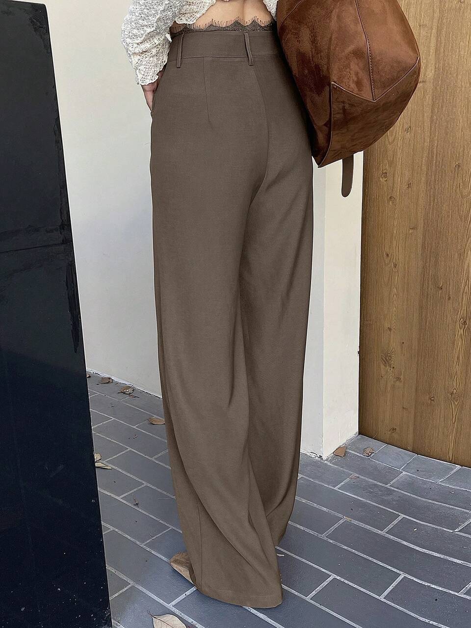 Women's Solid Color Casual Versatile Daily Straight Leg Pants