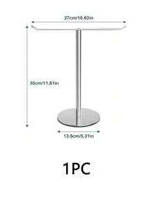 Silvery Towel Rack, Bathroom T-Shaped Towel Rack, Kitchen Towel Rack, Make Towel Storage More Simple And Convenient - Silver - View 10