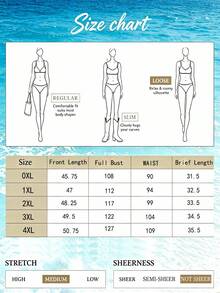 Swim Mod Conjunto de traje de baño de playa para mujer 2026 nuevo primavera/verano con cuello halter y estampado floral aleatorio talla grande - Multicolor - Ver 7