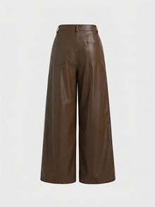 FRESIVO Men's Fashion Commute Colorblock Striped Pants - Brown - View 7