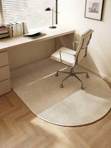 1 Nuevo cojín de silla de ordenador de terciopelo de cristal con patrón de rayas simple, súper suave y diseño minimalista perfecto para dormitorio o sillas de estudio, absorbente de agua, resistente a las manchas y duradero, ideal para la decoración del hogar - A - Ver 2