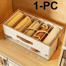 1pc Foldable Elegant White Handbag Organizer Insert, Multi-Compartment Design, Suitable For Purses, Shoes, And Accessories, Space-Saving Wardrobe And Closet Storage, Durable Divider For Luxury Items - Multicolor - View 12