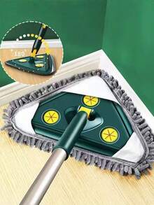 Telescopic Splicable Triangle Flat Mop, All-In-One Wall Cleaner For Ceiling Wall Tile Household Cleaning. - one size fits all - View 5