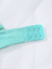 Nora Wilde 1pc Plus Size Underwire Bra - Mint Blue - View 6