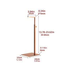 1Pc Adjustable Height Handbag Display Stand Featuring An Elegant Appearance And Constructed From Stainless Steel. It Doubles As A Display Stand For Wallets, Hats, And Jewelry. Easy To Assemble And Disassemble - multicolor - View 4