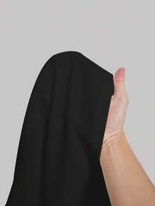 SHEIN MOD Blus Ukuran Plus - Hitam - View 7