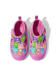 SHEIN X Care Bears 一雙兒童包頭涼鞋，防撞趾頭設計，防滑耐磨透氣沙灘涼鞋 - 玫紅色 - 查看 9