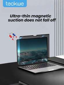 Teckwe 1pc Magnetic Removable Screen Protector For BookPro Laptop Easy Installation Bubble-Free Application Multiple Styles Available High Definition Anti-Scratch Protective Film Perfect For Daily Home And Office Use Durable And Practical Laptop Accessory - View 1