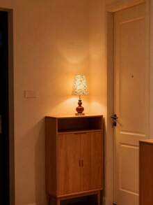 1 st dekorativ bordslampa med trätextur, sensorljus, lämplig för vardagsrum, arbetsrum, hotellrum, sovrum, läsning, studenter och barn, för dekoration, bönehörna, italiensk stil, minimalistisk, kinesisk stil, fransk stil, minimalistisk islamisk design - Flerfärgad - Visa 4