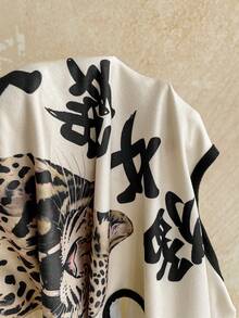 Soleia Women's New Chinese Style Y2K Retro Leopard Print Top - Multicolor - View 7