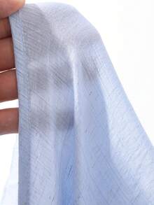 DAZY Spring Summer Autumn Short Sleeve Striped Shirt Dress Women's New Waist-Cinching Dress - Blue - View 11