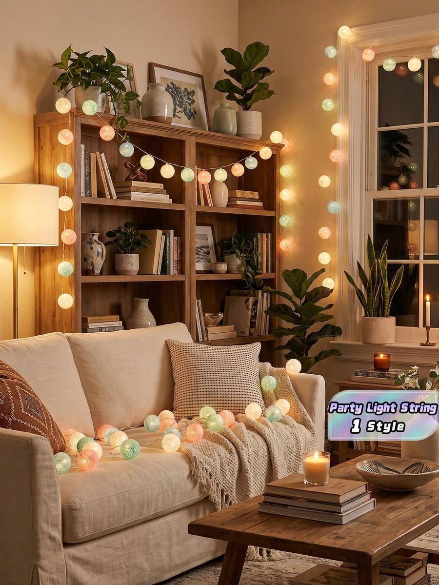 أضواء الجنية السلكية LED، أضواء الجنية الزخرفية، مناسبة للاستخدام الداخلي/الخارجي، غرفة النوم، الزفاف، ديكور الحفلات