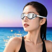 High-Definition Anti-Fog And Waterproof Swimming Goggles, Suitable For Both Men And Women - With Coated Lenses, Perfect For Speed Competitions, Outdoor Leisure, Beach Use, Beach Accessories, And Pool Floating Objects. - Multicolor - View 7
