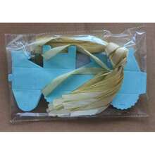 25 pièces Petites boîtes en papier à thème printanier pour bonbons et friandises avec ruban, boîtes cadeaux en papier pour biscuits, fournitures de fête pour anniversaire et mariage - multicolore - Voir 15