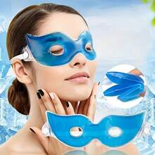 2Pcs/Set Face Cold Compress Ice Pack Eye Mask Face Mask, Gel Mask, Reusable Gel Mask, Cold/Hot Compress Mask For Daily Use, Gel Ice Pack Eye Mask, Relaxing Ice Compress Eye/Facial Mask - blue - View 8