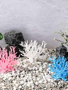 1/3pcs Imitation Soft‑Coral Bonsai, Simulated Water‑Plant Decoration, Landscape Accessory For Marine Aquarium And Regular Fish‑Tank Setup - A - View 7