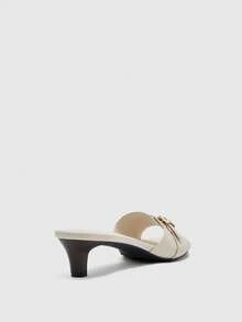 CUCCOO BIZCHIC Women Shoes Round Toe Beige Elegant Commuter High-Heeled Sandals, Spring And Summer Casual Wear Out And Wear Old Money Style Wear - Beige - View 8