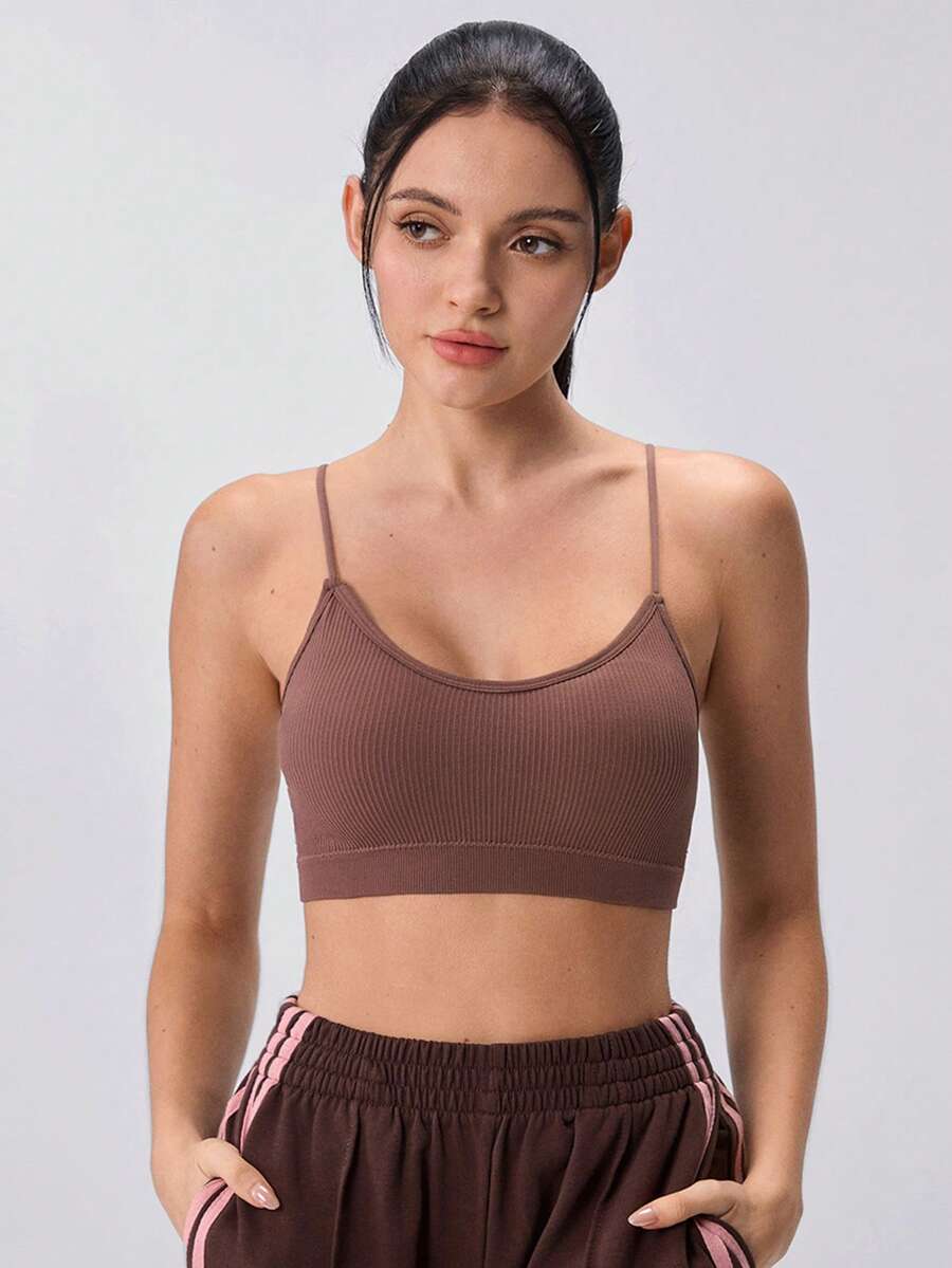 Loungeista 3 buah Bra Camisole Kasual Berbantalan Bernapas untuk Wanita - MultiWarna - View 1