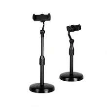 1pc Foldable Phone/Tablet Stand, Adjustable Carbon Steel Holder, 360° Rotating Base, Easy Storage, Suitable For Desk And Bedside, Slouchy Bracket For Phone And Tablet - Multicolor - View 5
