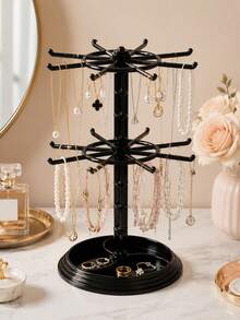Keychain Hanger Trinkets And Pendants Display Rack Storage Rack Rotatable Rack Hair Ring Rope Desktop Finishing Holder,Home Decor ,Room Decor Gifts Birthday Graduation Back To School School Supplies - View 5