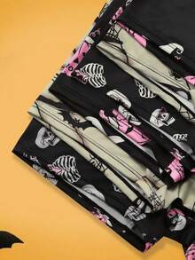 SHEIN 6pcs Men's All-Over Print Casual Everyday Boxer Briefs - Multicolor - View 6