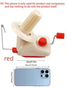 Hand Operated Yarn Winder Fiber Wool Manual Handheld Winder Machine String Ball Portable For DIY Sewing Making Accessories - One Size - View 4