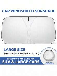 Stay Cool And Protected With 1pc Car Sunshade For Summer - multicolor - View 7