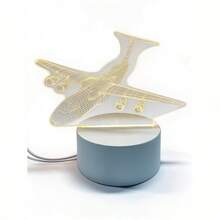 1PC Airplane Shaped Decoration Light - Yellow - View 5