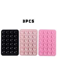 Agarre de teléfono de silicona con 24 mini ventosas, apto para todos los teléfonos: agarre para selfies y videos, soporte para ducha y pared, regalo para amigos, regalo de Halloween - Multicolor - Ver 11